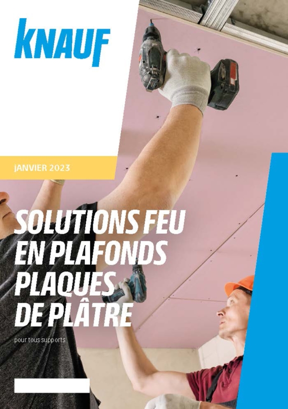 Guide technique Knauf Plafond feu