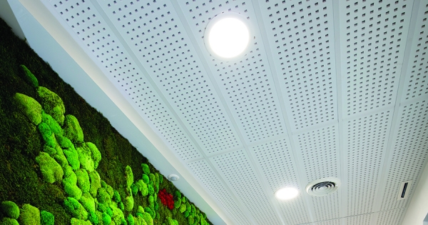 Dalle de plafond démontables Knauf Danoline - Décor Micro Bord A