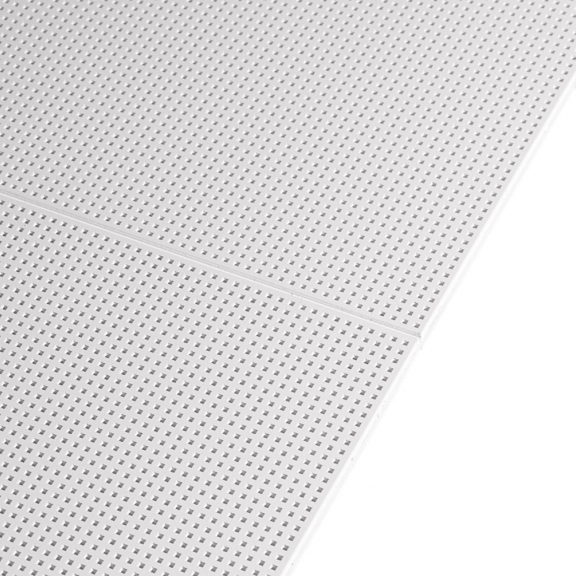 KNAUF - Dalle de plafond plâtre Iso-Tone Hygiène blanc 0,6x0,6m